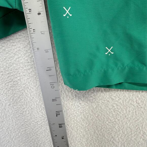 Nike Shorts men's 40 Green Chino Belted Charms Golf Slim Dri Fit performance 10" - Picture 4 of 10